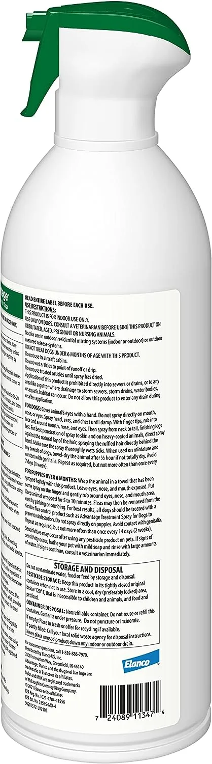 Advantage Treatment Spray for Dogs