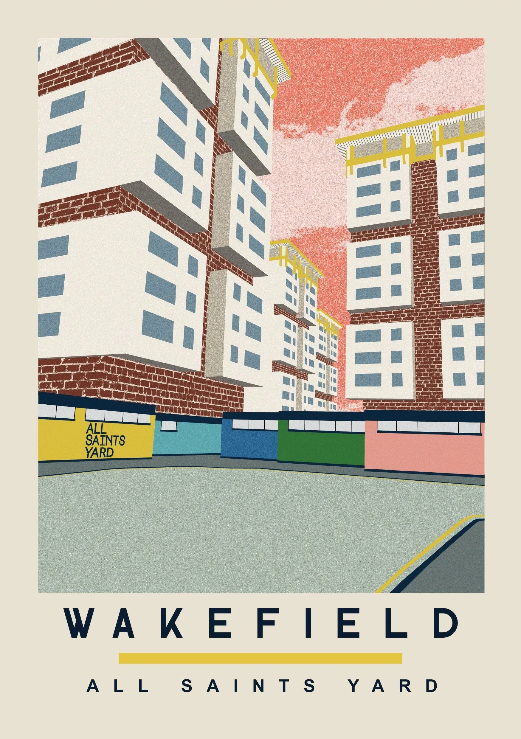 All Saints Yard (A2) by Ellie Way