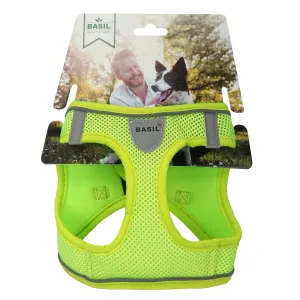 BASIL Soft Adjustable Mesh Harness for Puppies & Small Breed Dogs (Neon Yellow)