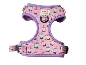 Boba Time - Adjustable Dog Harness - Heavy Duty Metal Hardware