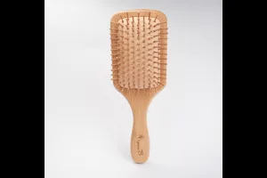 Detangling &  Anti-frizz Bamboo Bliss Tulda Paddle hairBrush | Sqaure, Large