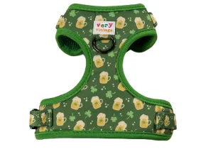 Irish Beer - Adjustable Dog Harness - Heavy Duty Metal Hardware