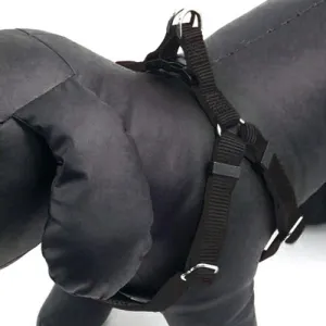 Petstop Padded Harness Black