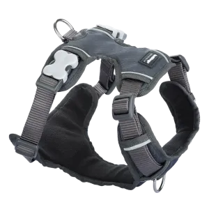 Red Dingo Padded Harness Grey M