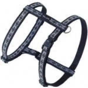 Rogz Harness -Straight Jacket-Black & White - Xlarge SALE