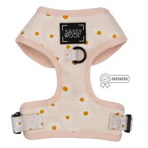 Sassy Woof Adjustable Dog Harness, Dainty Daisy