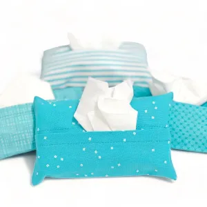 Travel Tissue Cover Kit - Aqua