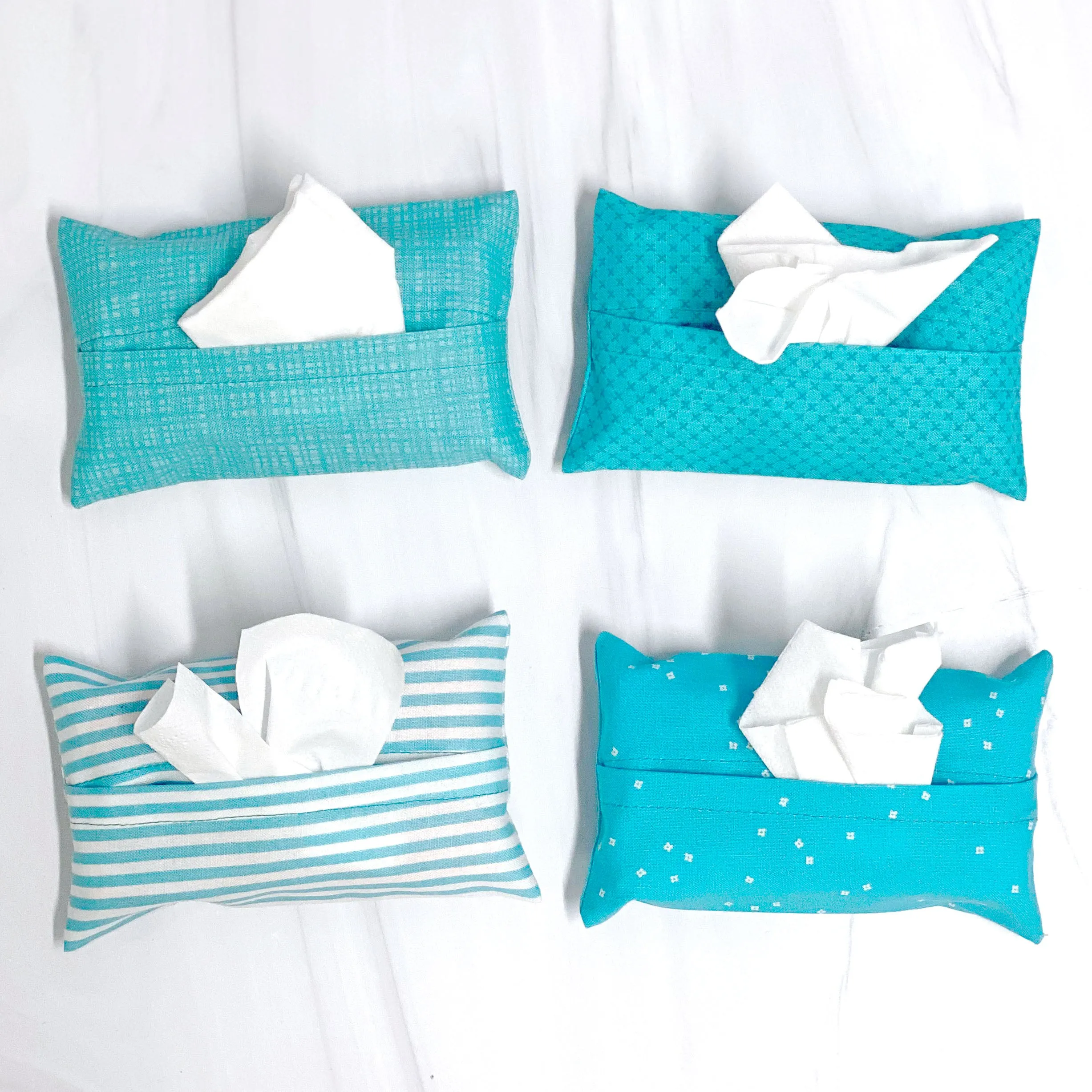 Travel Tissue Cover Kit - Aqua